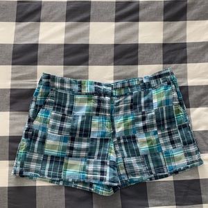 Loft Madras Shorts EUC